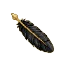 Schwarzgoldene-Feder-Cursor